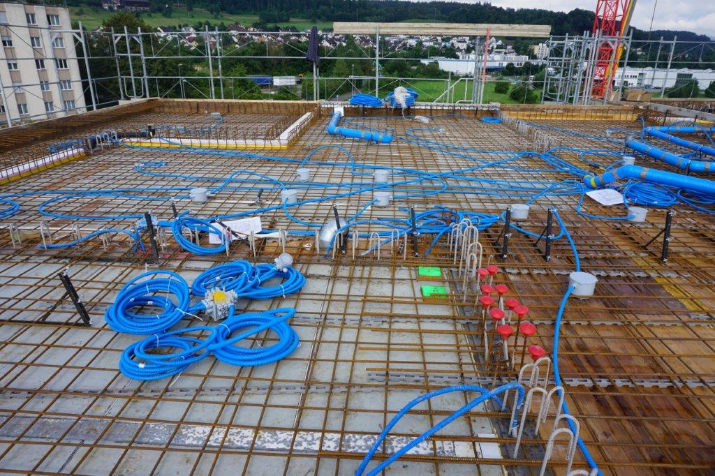 Eigelegte Decke mit E-Spider