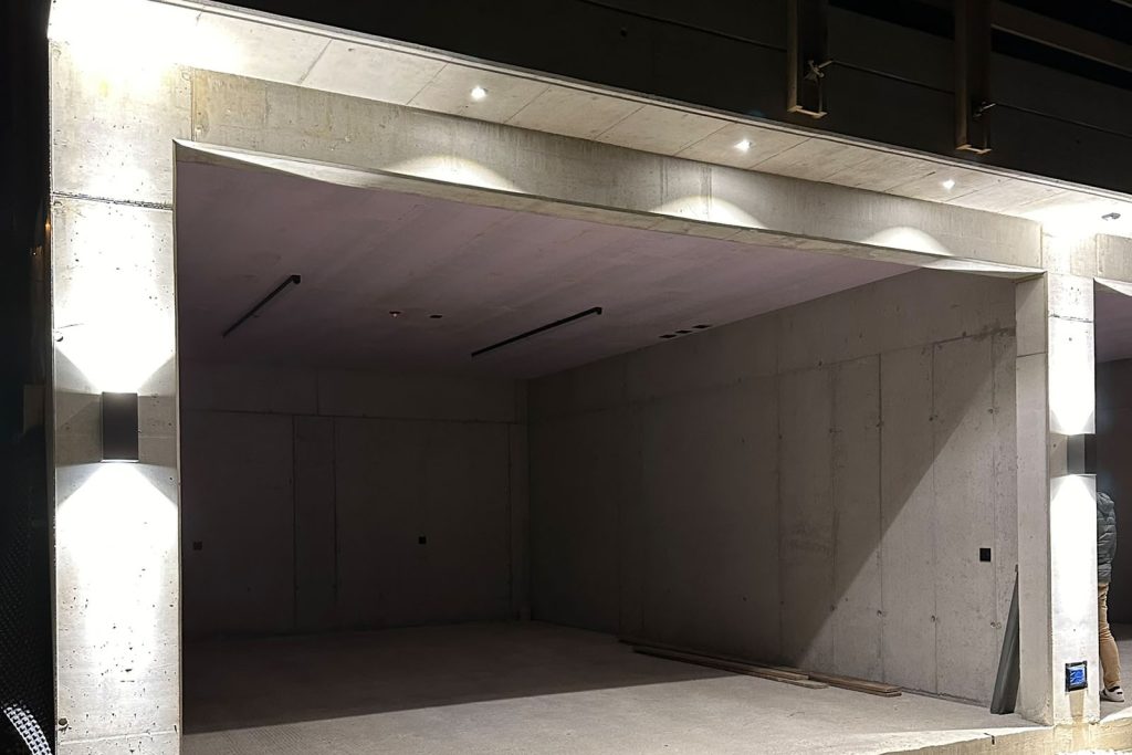 Beleuchtung Garage